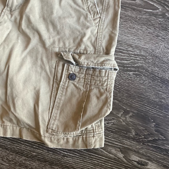 Mens Khaki Cargo Shorts - Picture 6 of 6
